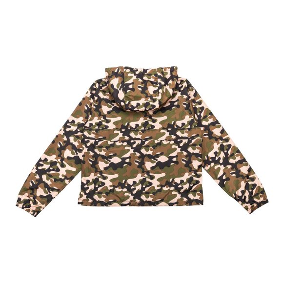 Women Lightweight Windbreaker Suit Outdoor Hiking Hooded Jacket with Liner Size - Picture 8 of 9